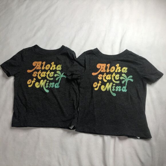 TWIN SET Matching Aloha State of Mind Old Navy Baby Clothes Unisex 12-18 Month - Picture 1 of 5